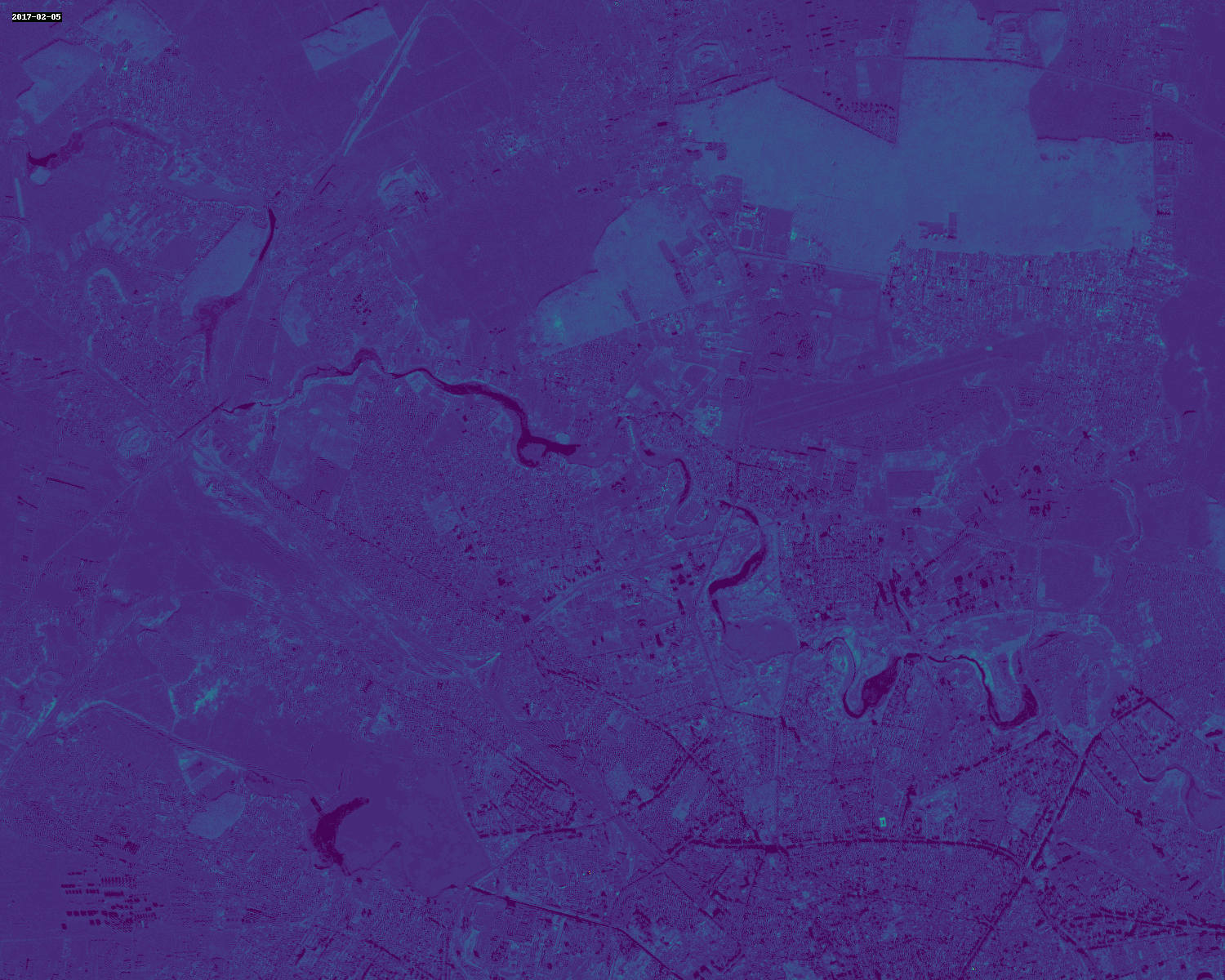 NDVI at each 10 days.