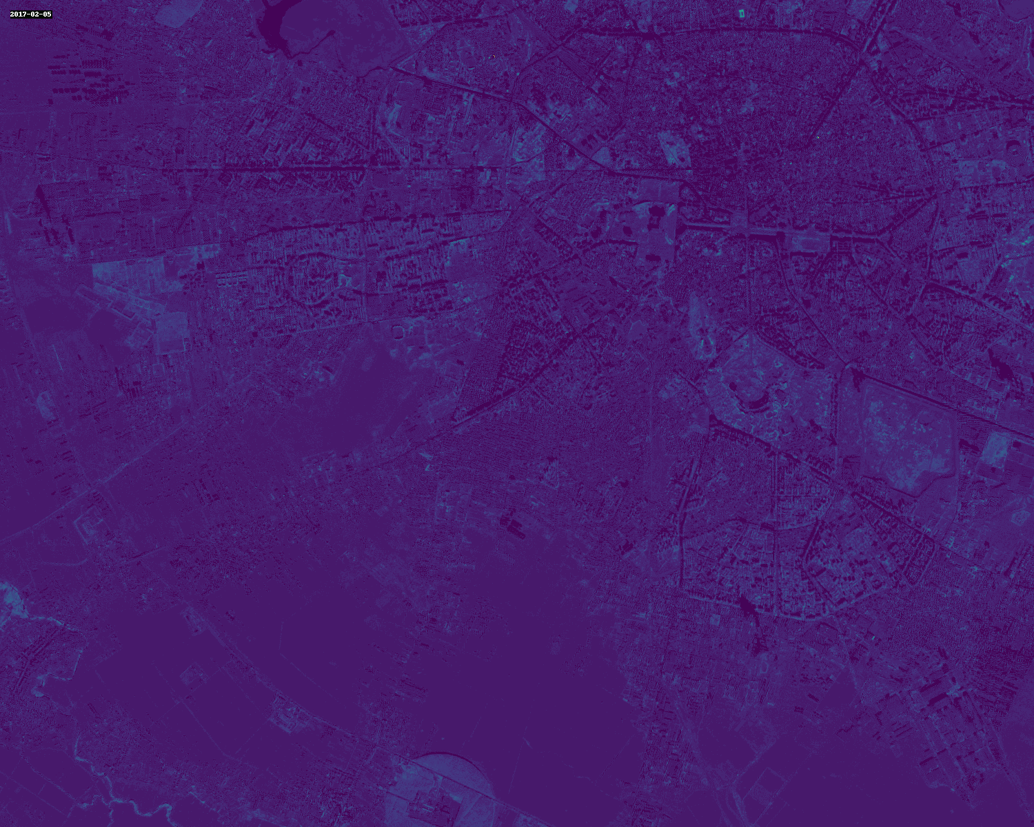 NDVI at each 10 days.