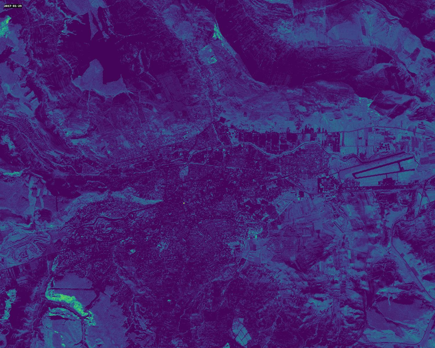 NDVI at each 10 days.