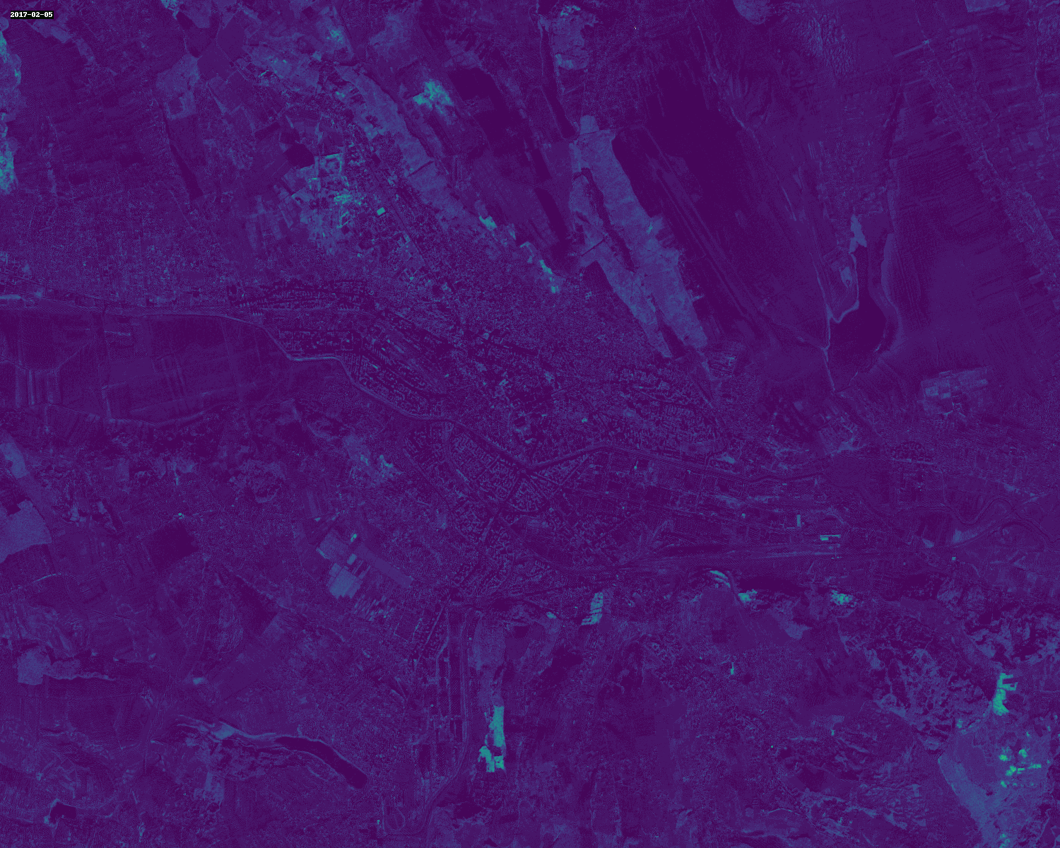 NDVI at each 10 days.